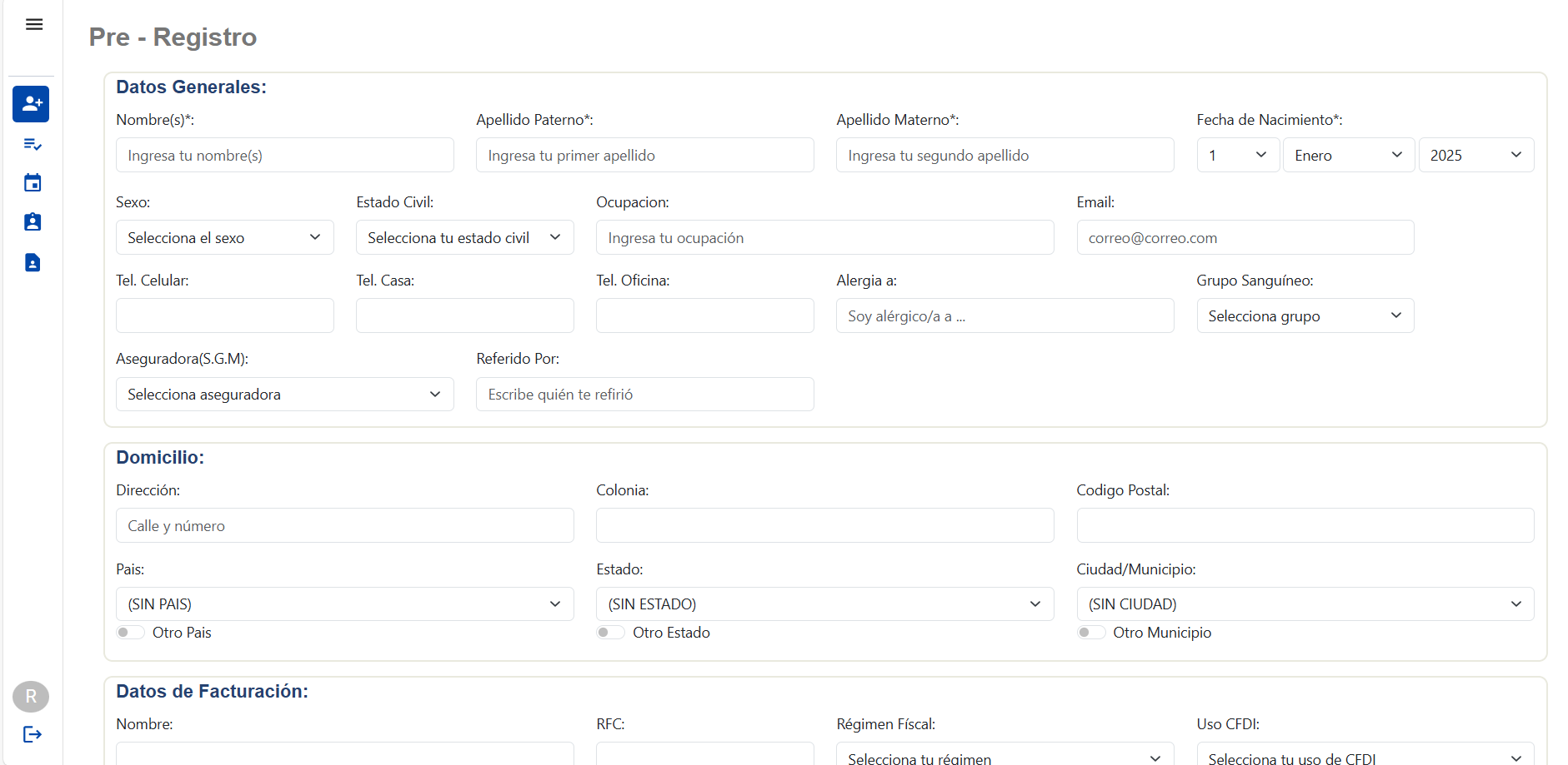 Gestión de Pacientes - Med2K